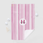Monogram Cherry Line Monogram Golf Towel HAMbWG Golfhandtuch (Insitu)