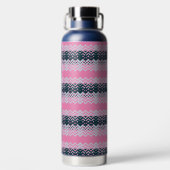Monogram Chic Groovy Trinkflasche (Rückseite)