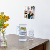 Monogram Chic Multi Foto Weiß Foliendrucke (Ablage(Küche))