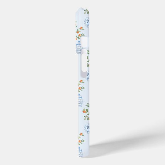 Monogram Chinesische Kartoffelzitrus Orange Tree Case-Mate iPhone Hülle (Rückseite / Links)