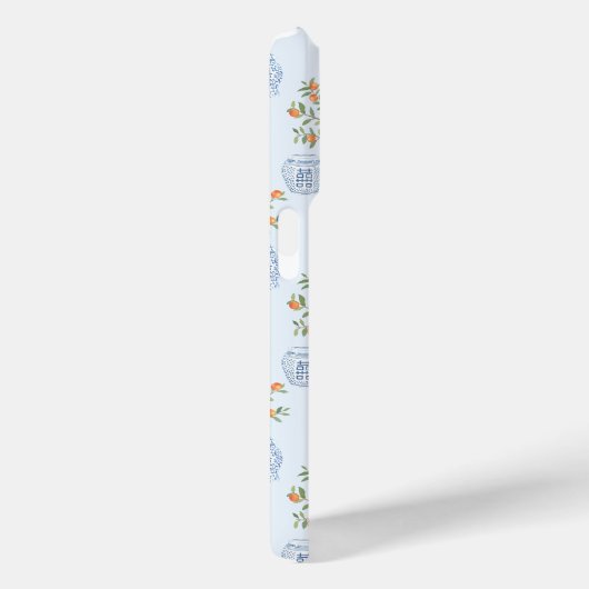 Monogram Chinesische Kartoffelzitrus Orange Tree Case-Mate iPhone Hülle (Rückseite / Rechts)