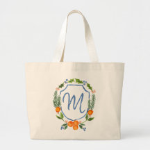 Monogram Chinoiserie Citrus Wappen