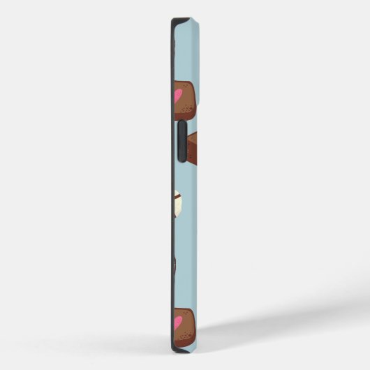 Monogram Chocolate Candy Case-Mate iPhone Hülle (Rückseite / Rechts)