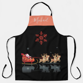 Monogram Christmas & Happy New Year! Geschenke San Schürze