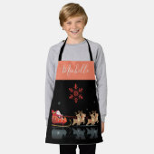 Monogram Christmas & Happy New Year! Geschenke San Schürze (Getragen)