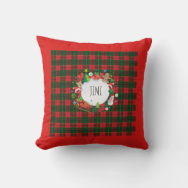 Monogram Christmas & Happy New Year Scotland Decor Kissen