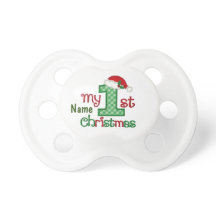 Monogram Christmas SCHNULLER