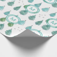 Monogram Christmas Trees
