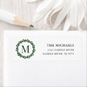 Monogram Christmas Wreath (Insitu)