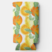 Monogram Citrus Fruit Selters Dosenkühler (Rückseite)