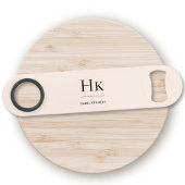 Monogram Classic Simple Modern Blush Pink Speed Flaschenöffner