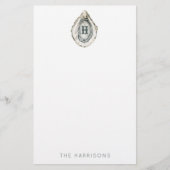 Monogram Coastal Oyster Briefpapier (Vorderseite)