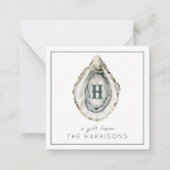 Monogram Coastal Oyster Mitteilungskarte (Vorderseite)