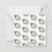 Monogram Coastal Oyster Mitteilungskarte (Rückseite)