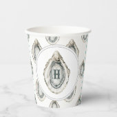 Monogram Coastal Oyster Pappbecher (Vorderseite)