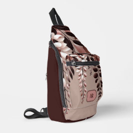 Monogram Cocoa Rose Wisteria Harmonie Crossbody Bag