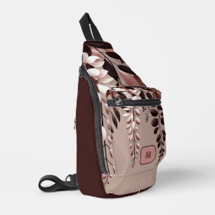 Monogram Cocoa Rose Wisteria Harmonie Crossbody Bag
