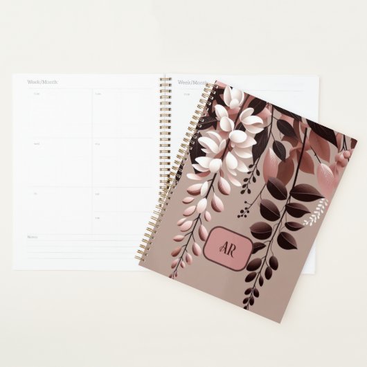 Monogram Cocoa Rose Wisteria Harmonie Planer (Anzeige)