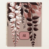 Monogram Cocoa Rose Wisteria Harmonie Planer (Vorderseite)
