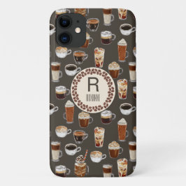 Monogram Coffee Lover Case-Mate iPhone Hülle