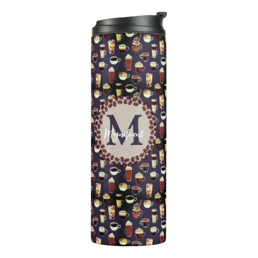 Monogram Coffee Lover Thermosbecher (Nach links gedreht)