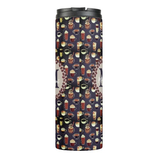 Monogram Coffee Lover Thermosbecher (Rückseite)