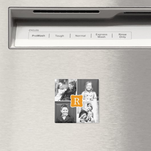 Monogram Collage Personalisiert Foto Magnet - Oran (In Situ (Geschirrspüler))