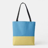 Monogram Color Block Totbeutel Sky Blau & Gelb Tasche (Rückseite)