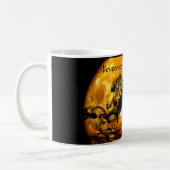 Monogram Cool 'Nevermore' Raven Halloween Kaffeetasse (Links)