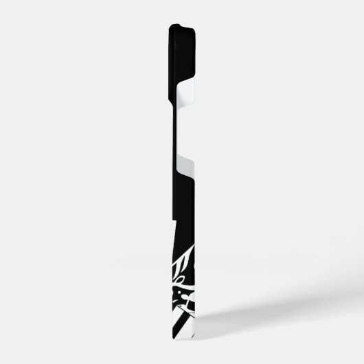 `Monogram coole Musical Notes and Piano Keys iPhone Hülle (Linke Seite)