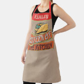 Monogram Cooles Vintages Design American Taco Schürze (InSitu)