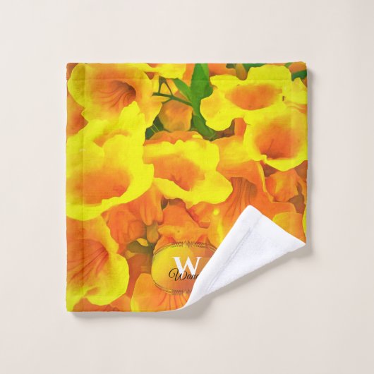 Monogram Copa de Oro Badhandtuch Set (Waschlappen)