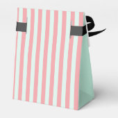 Monogram Coral Stripes Green Fevor Box Geschenkschachtel (Rückseite)