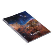 Monogram Cosmic Cliffs Carina Nebula Telescope Notizblock (Rechte Seite)
