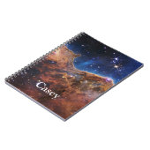 Monogram Cosmic Cliffs Carina Nebula Telescope Notizblock (Linke Seite)