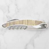 Monogram Country Russe Script Name Personalisiert Kellnermesser (Rückseite)