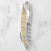 Monogram Country Russe Script Name Personalisiert Kellnermesser (Rückseite)