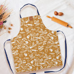 Monogram Country Style Backmuster gelb Schürze<br><div class="desc">Rufen Sie alle fabelhaften Backköniginnen! Wir haben die ultimative Schürze got, um Ihre Küchenabenteuer noch stilvoller zu gestalten! Unsere gemusterte blühende Schürze im Landhausstil ist die perfekte Mischung aus Eleganz und Praxisnähe. Egal, ob Sie ein paar hausgemachte Kekse aufschütteln oder mit einem köstlichen Kuchenrezept experimentieren, diese Schürze hat Sie (buchstäblich!)...</div>