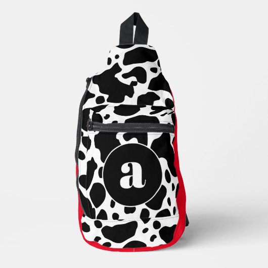 Monogram Cowhide Crossbody Bag (Vorderseite)