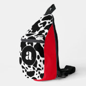 Monogram Cowhide Crossbody Bag (Rechte Ecke)