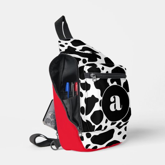 Monogram Cowhide Crossbody Bag (Offen)