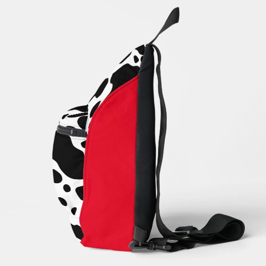 Monogram Cowhide Crossbody Bag (Rechts)