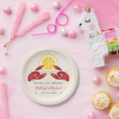 Monogram Crawfish Boil Polterabend Paper Teller (Party)