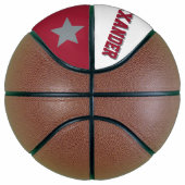 Monogram Crimson Red, White, & Grau Basketball (Rechts)