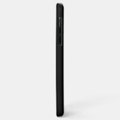 Monogram Crossed Pistolen Black Case-Mate iPhone Hülle (Hinten/Links)