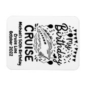 Monogram Cruising Cruise Cabin Door Magnet (Horizontal)
