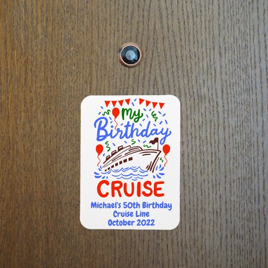 Monogram Cruising Cruise Cabin Door Magnet