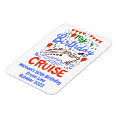 Monogram Cruising Cruise Cabin Door Magnet (Linke Seite)