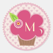 MONOGRAM CUPPYCAKE SÜSSE STICKER (Vorderseite)