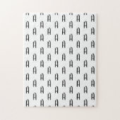 Monogram Cursive Frustration Puzzle (Vertikal)